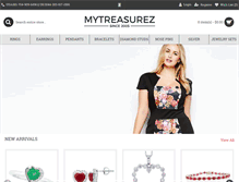 Tablet Screenshot of mytreasurez.com